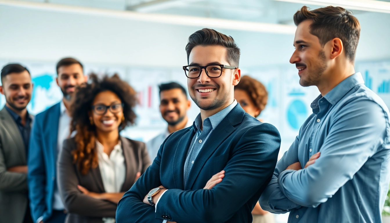 Headhunter IT team collaborating in a modern office setting for effective recruitment
