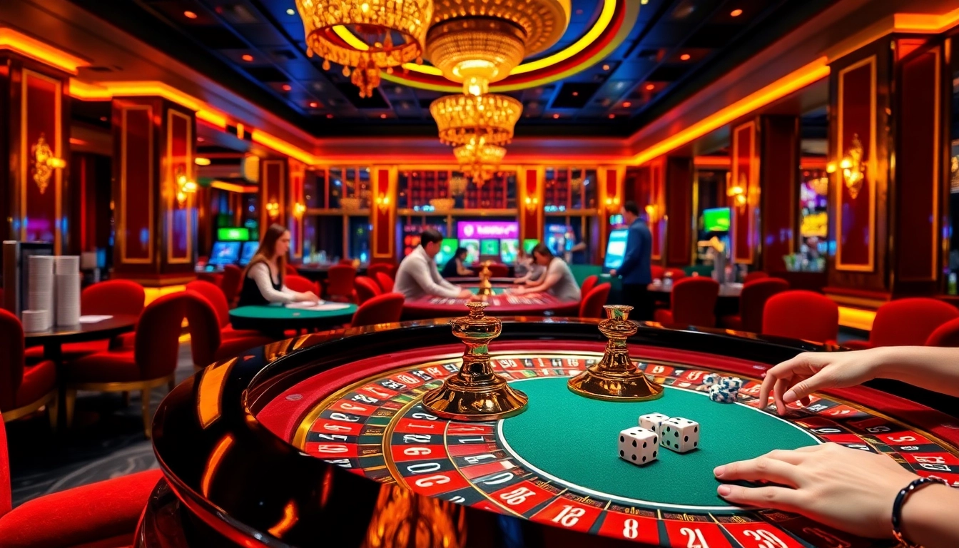 Players enjoying the thrill of betting at a roulette table, highlighting https://gg88.black/.