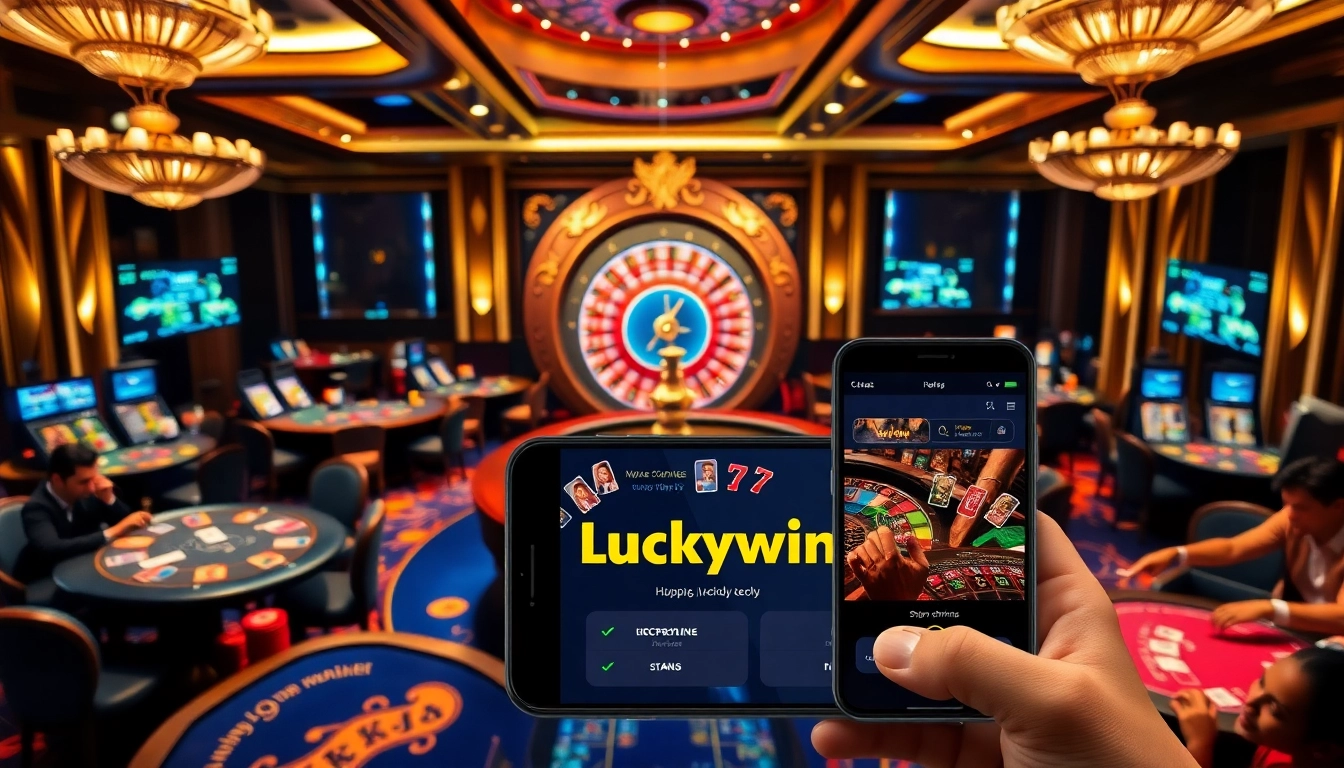Experience the thrill of online gaming at https://luckywin.tech/ with poker tables and roulette wheels.