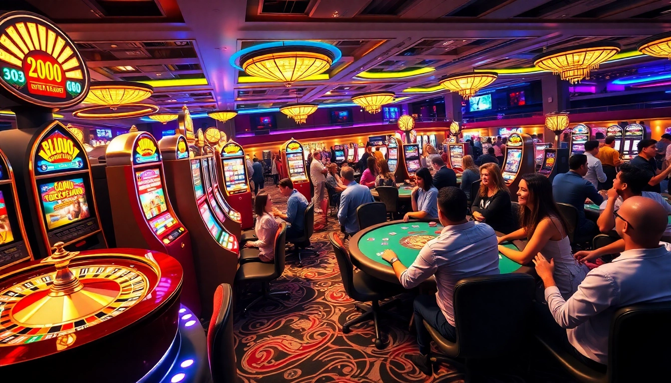Experience the excitement of gambling at https://789bet.style/ with vibrant casino scenes featuring lively games and players.