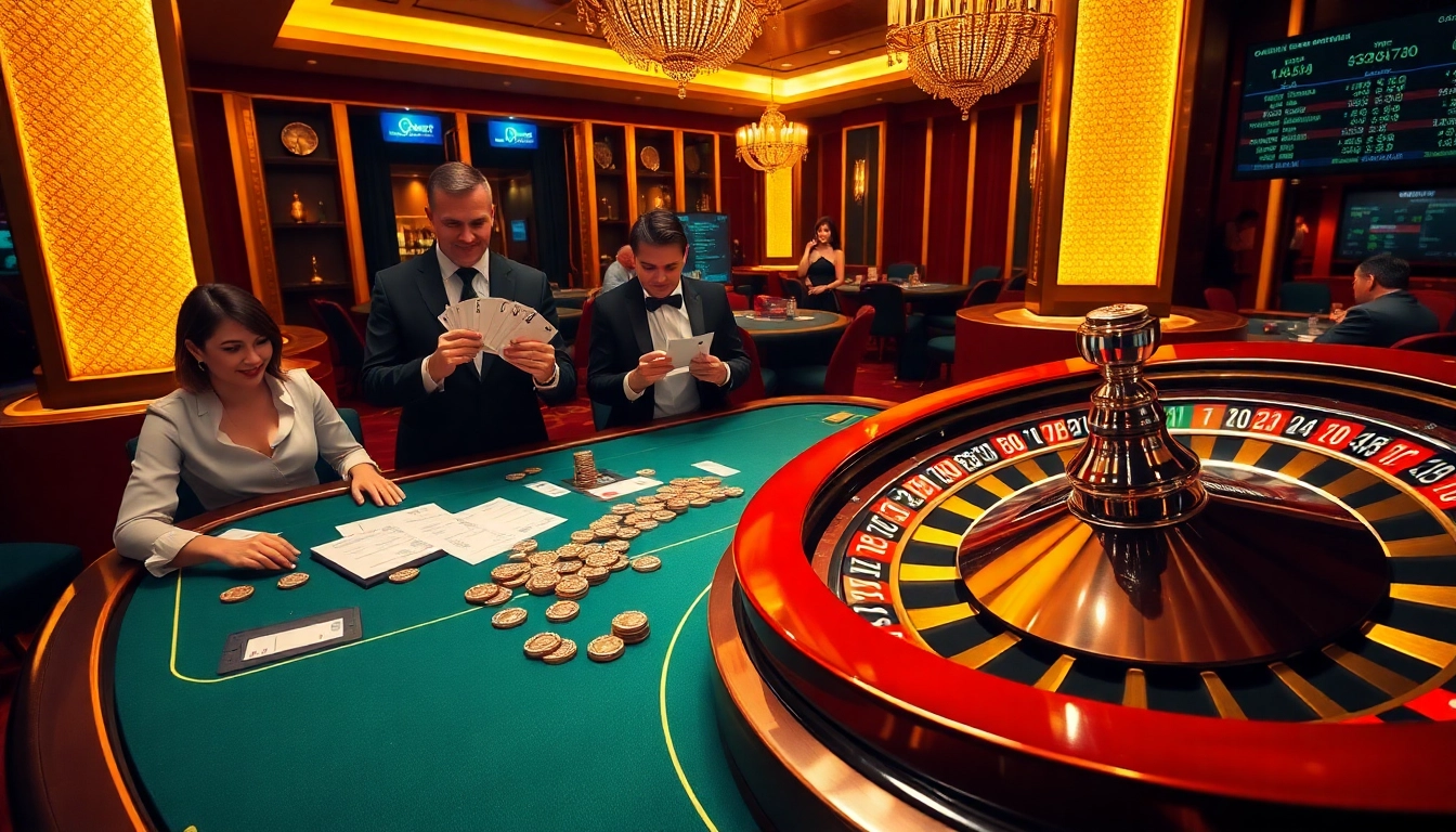 Experience the thrill of betting at Nhà cái Oxbet with a vibrant casino atmosphere.