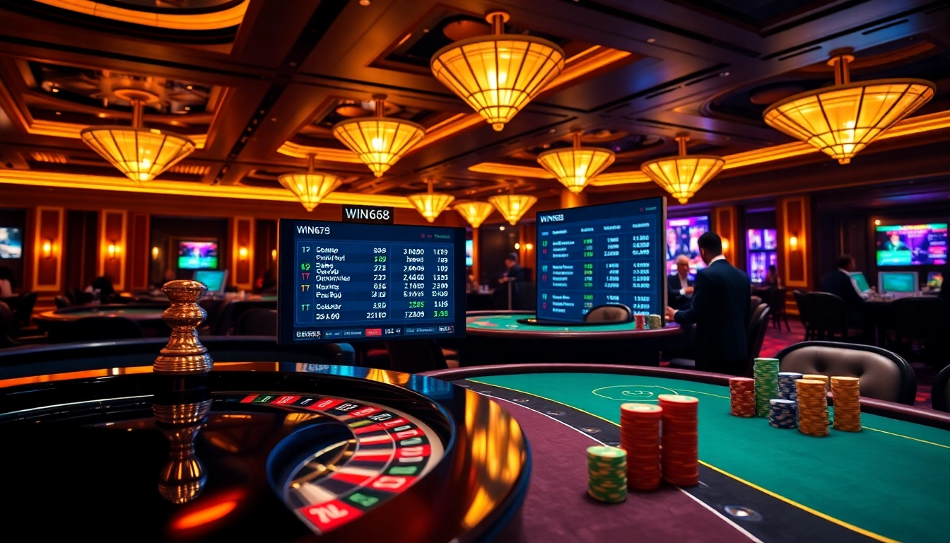 Experience luxury gambling at https://win678.art/, highlighting thrilling casino tables and exciting gaming action.