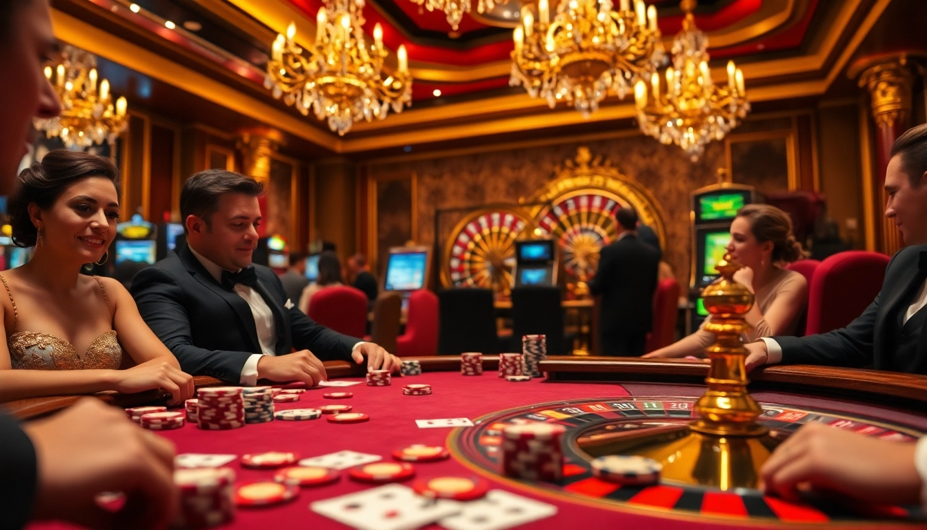 Experience thrilling gameplay at https://luckywin.tech/ with luxurious poker tables and casino excitement.