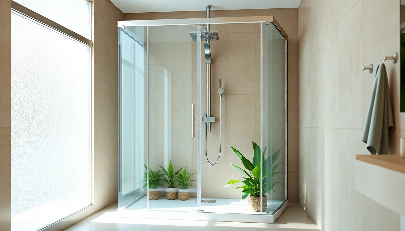 Erleben Sie die sonni Duschkabine 80x80 in einem modernen Badezimmer mit eleganten Designelementen.