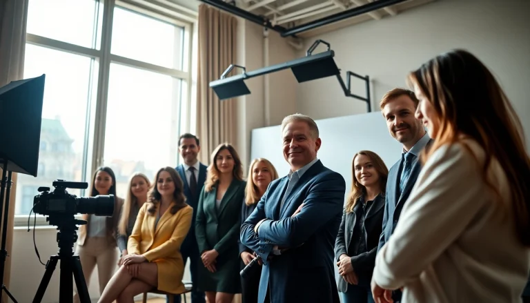 Praxisfotograf München erstellt beeindruckende Porträts in einem eleganten Studio in München.