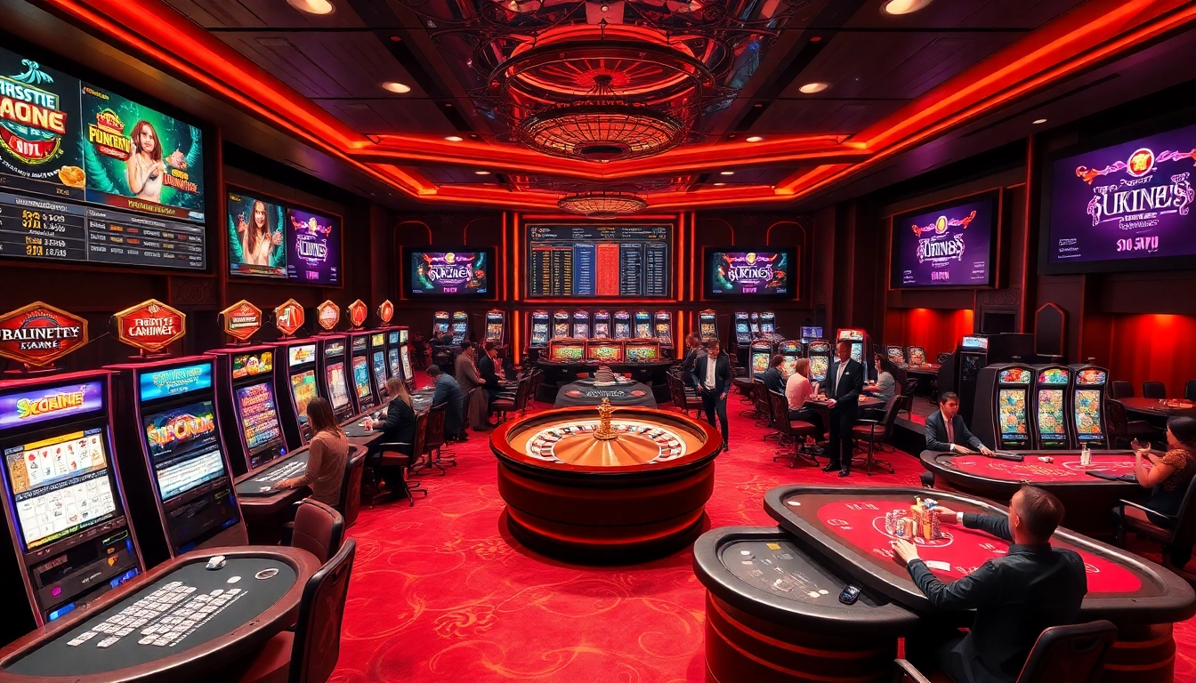 Experience the excitement of gambling at https://s8onl.com/ with a modern casino filled with vibrant elements.