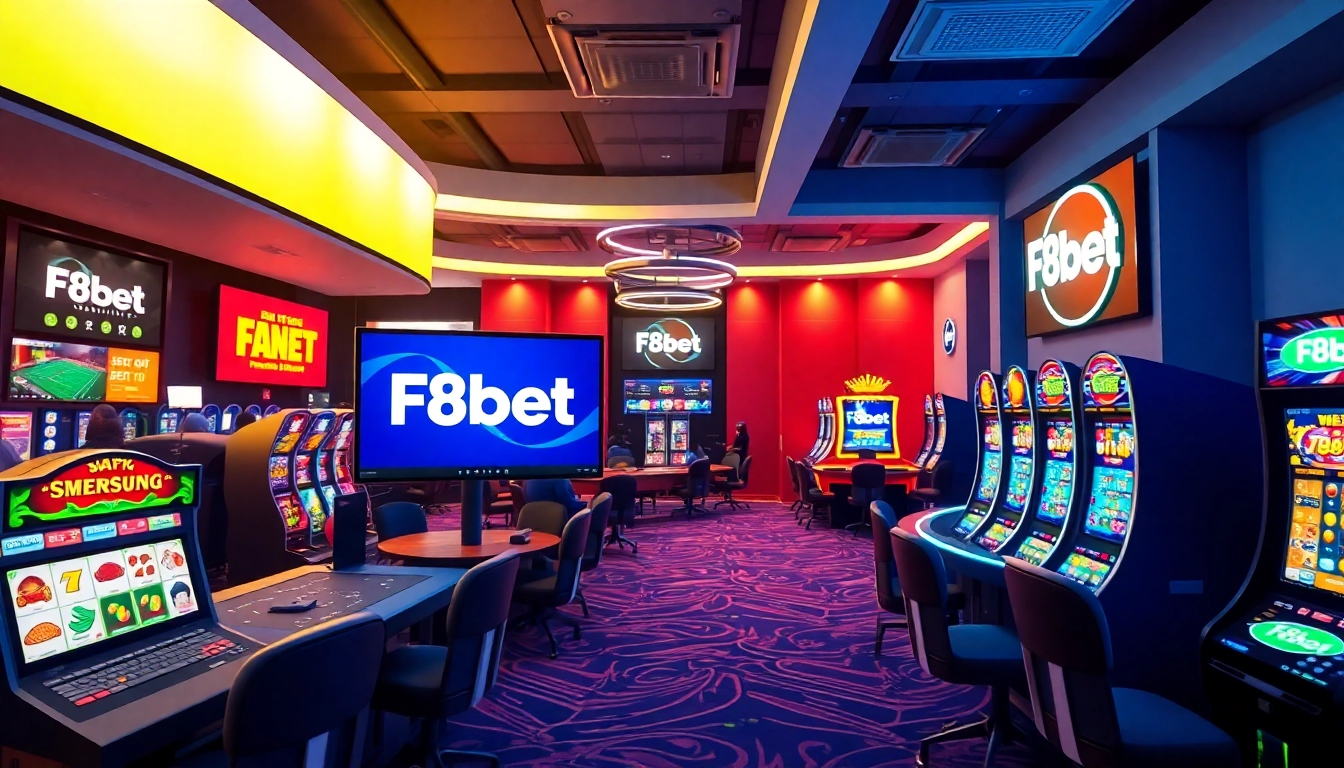 Experience the excitement of F8bet's vibrant online casino with diverse gaming options and a welcoming atmosphere.