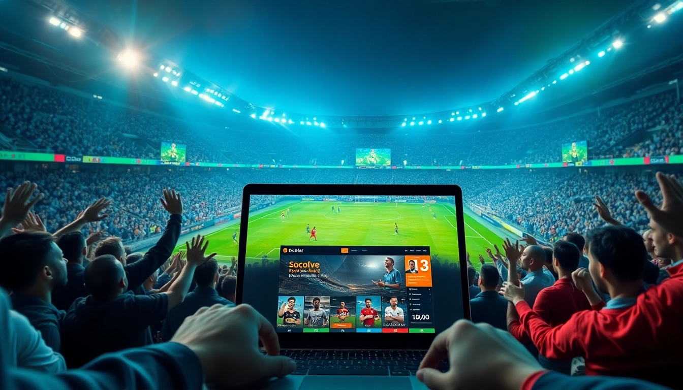 Live football match broadcast at https://socolive.network/ engaging fans with high-definition streaming and vibrant atmosphere.
