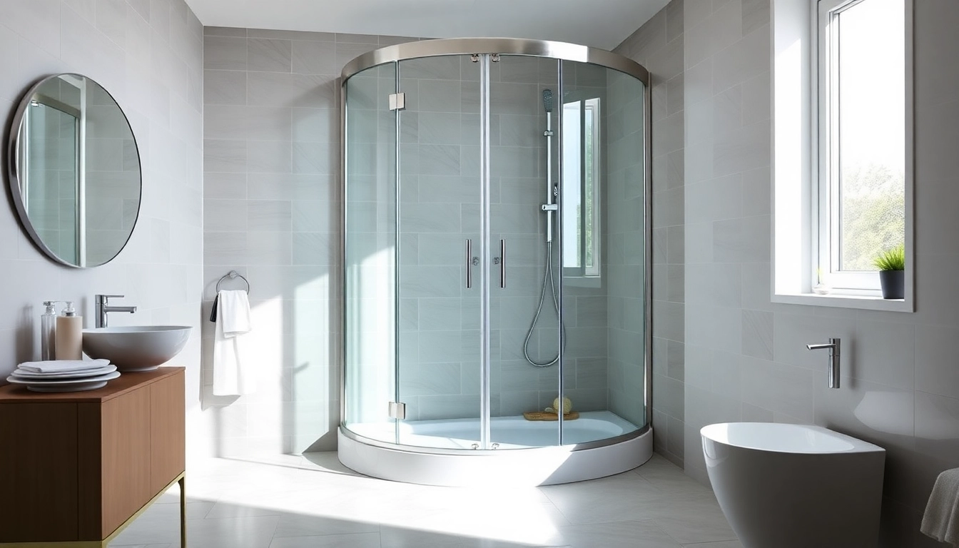 Erleben Sie die elegante sonni Duschkabine 80x80 in einem modernen Badezimmer mit stilvollen Details.