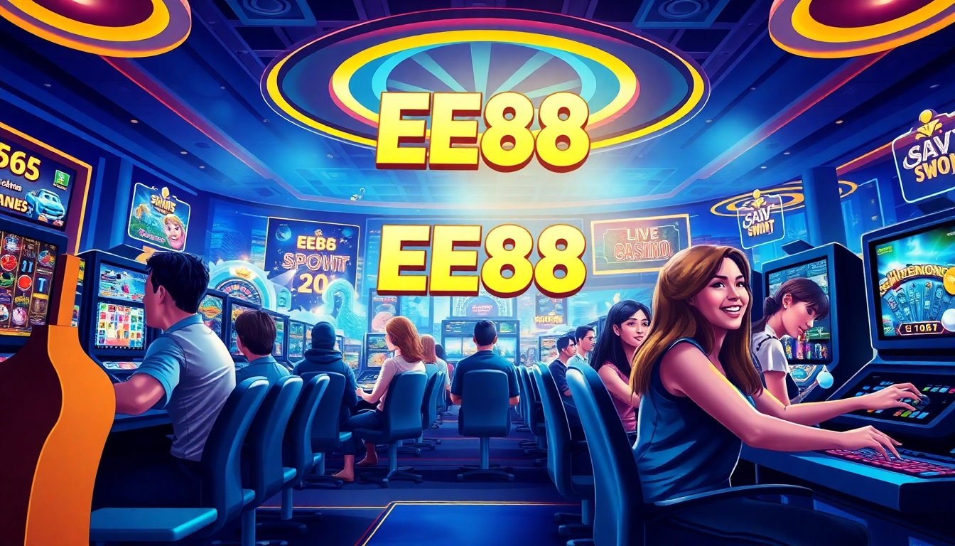 Exciting gaming experience at EE88 online casino with vibrant 3D graphics.