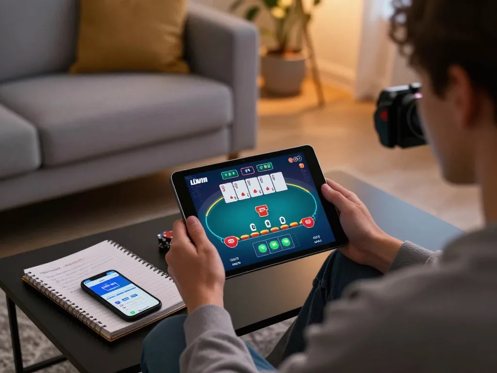 Engaging with LLWIN Function while playing poker online in a cozy home environment