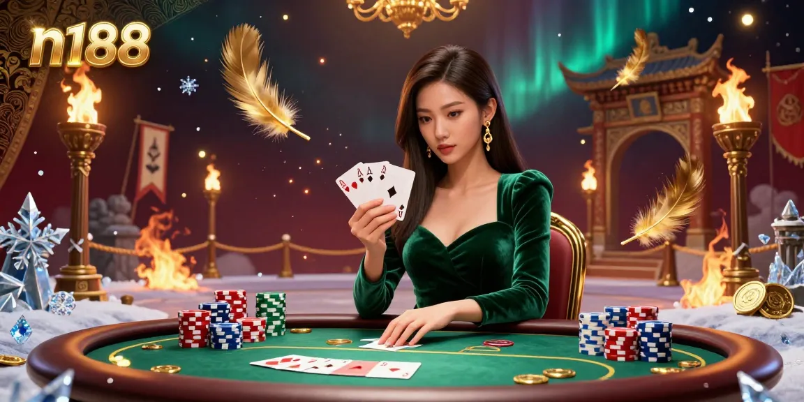 Experience high-stakes poker at n188 with strategic gameplay and vibrant casino elements.