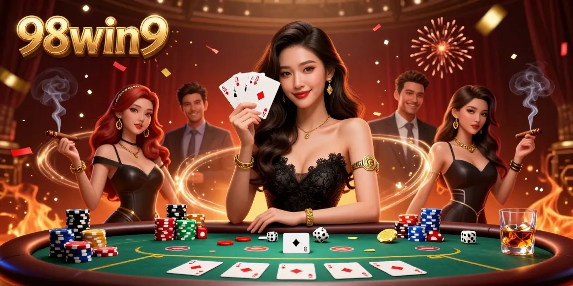 Experience the excitement of 98win9 with elegant gameplay, poker, and vibrant casino atmosphere.