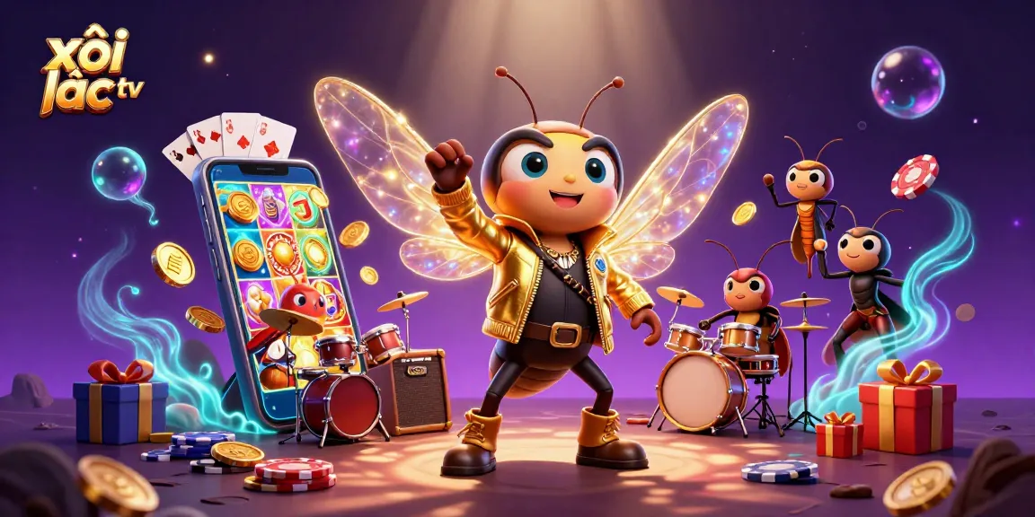 Play exciting games with xôi lạc tv featuring vibrant slot reels and captivating casino action