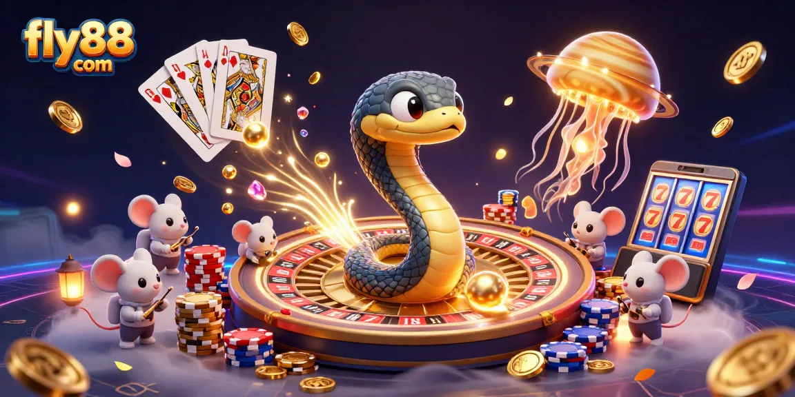 Spin and win with engaging gameplay at fly88 com, featuring vibrant casino elements and adventurous characters.