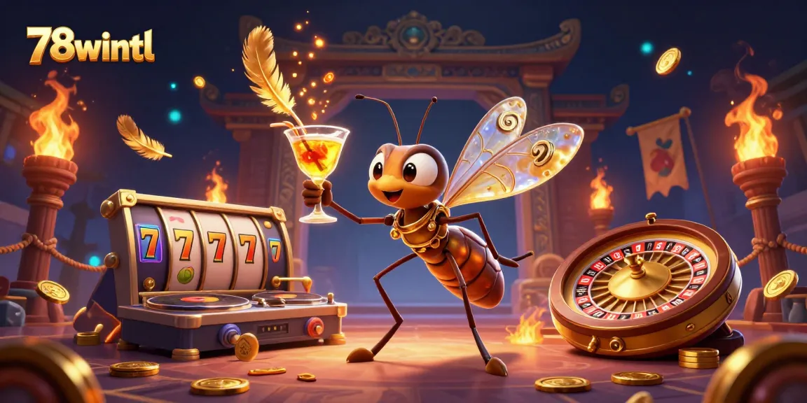 Experience thrilling gaming excitement at 78wintl with vivid 3D casino illustrations featuring unique characters.