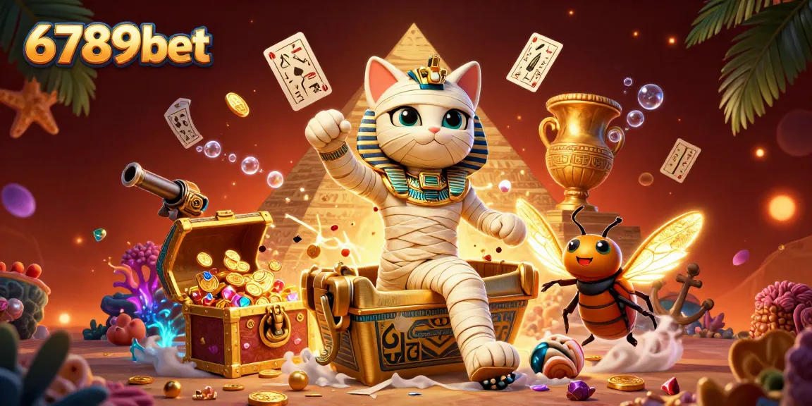 Engage in thrilling gameplay at 6789bet, featuring a vibrant 3D casino scene with captivating characters and game elements.
