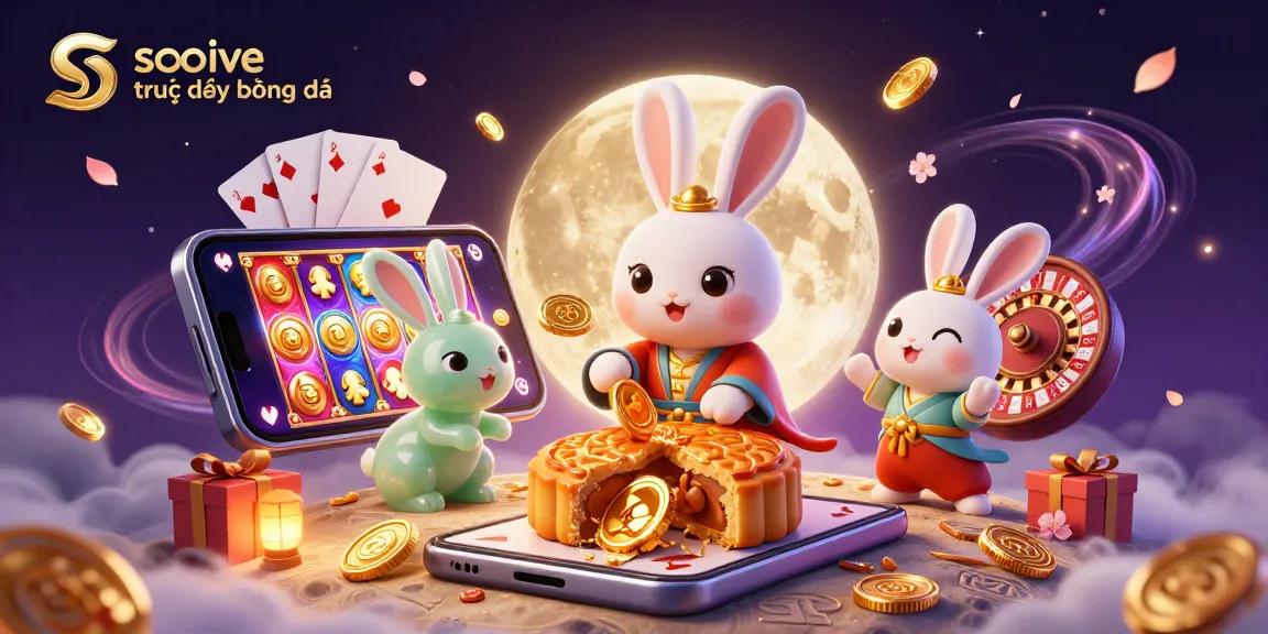Experience socolive trực tiếp bóng đá with an interactive 3D illustration showcasing dynamic gaming elements and engaging characters.