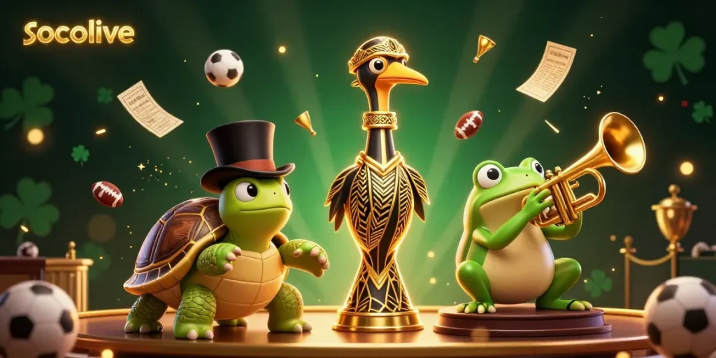Socolive offers thrilling sports betting experiences with dynamic characters captivating viewers in a vibrant casino setting.