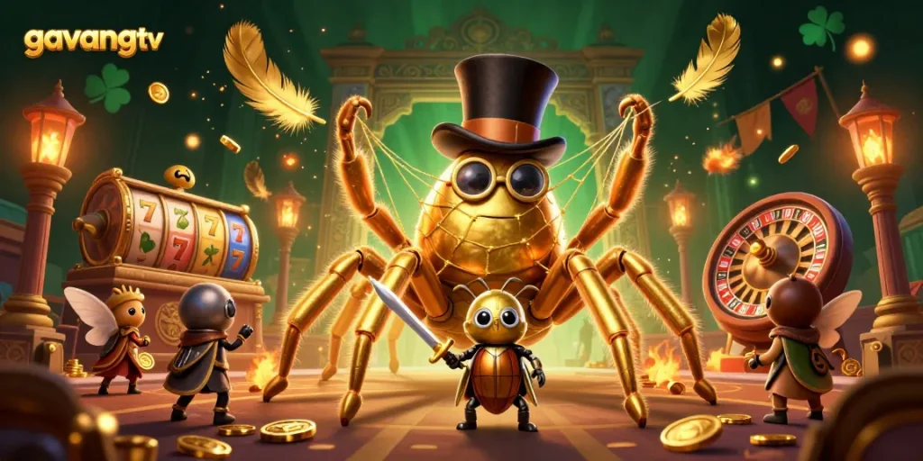 Engage with the thrilling gameplay at gavangtv by watching the epic duel in a vibrant casino atmosphere.