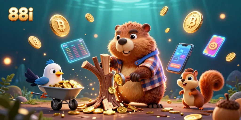 Experience winning with 88i's thrilling games and golden rewards amidst dazzling coins.
