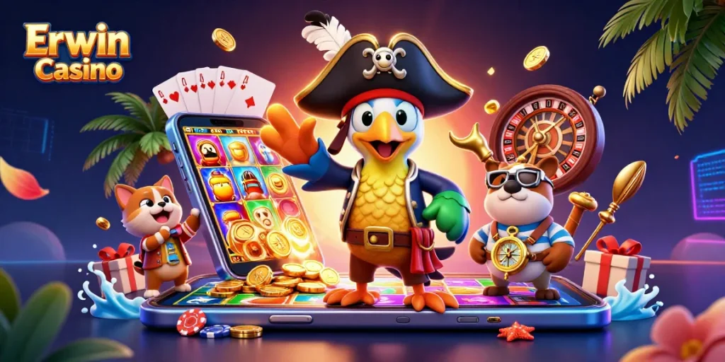 Erwin Casino bietet aufregende Spielerlebnisse mit einer Vielzahl von Slot-Spielen und energischem Design.